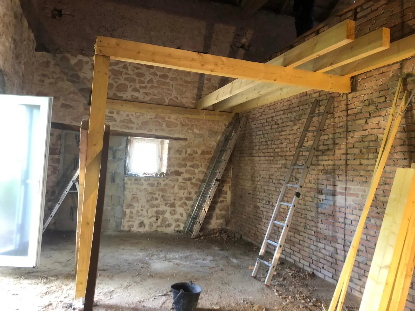 Création d'une mezzanine à Châlonvillars