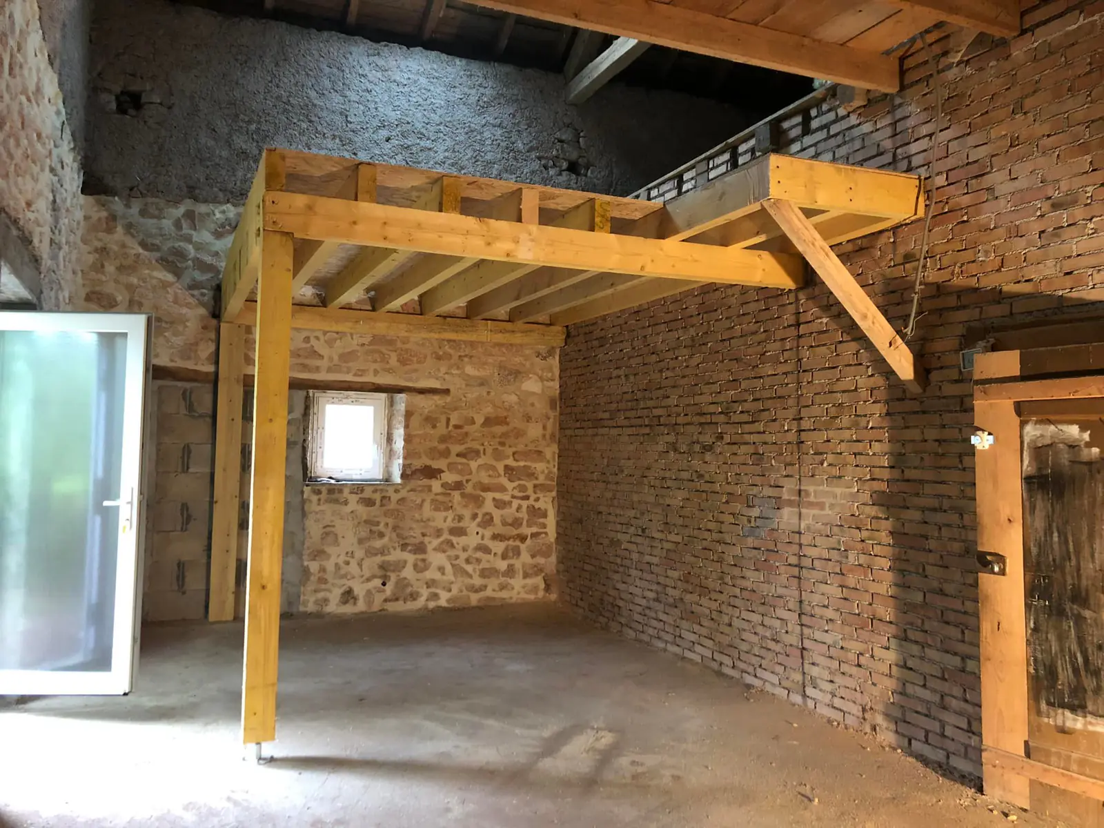 Création d'une mezzanine à Châlonvillars