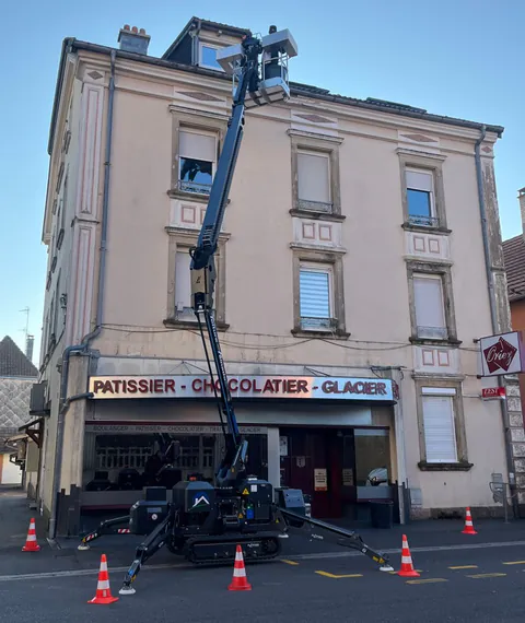 Nettoyage de gouttières à Belfort