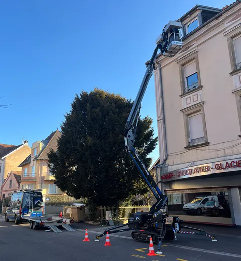 Nettoyage de gouttières à Belfort